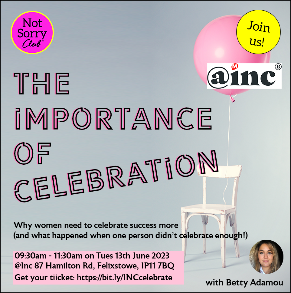 Importance of Celebration promo graphic Menta Tues 13th June 2023 copy